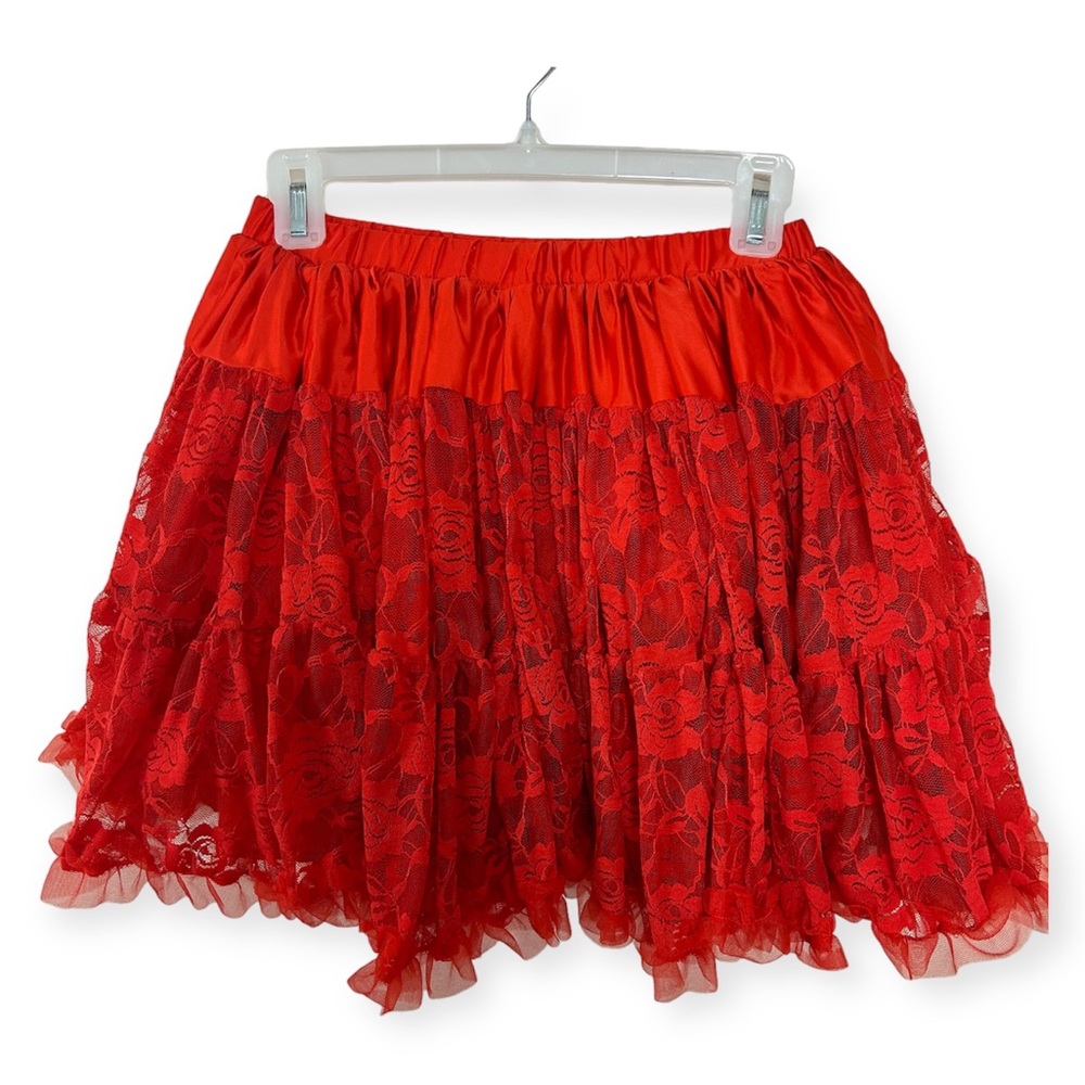 Disney Tutu Couture Red Lace Skirt